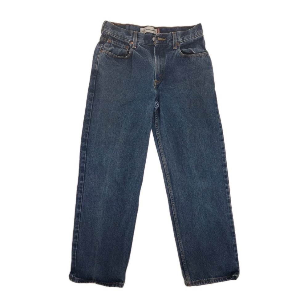 Vintage Levis 550 Jeans Med Wash Youth 20reg Blue Relaxed Fit Y2k 30×30